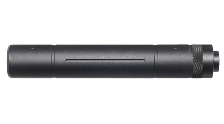 MET Aluminium Type-D Suppressor Silencer 195 x 31mm 14mm- schwarz Bild 2