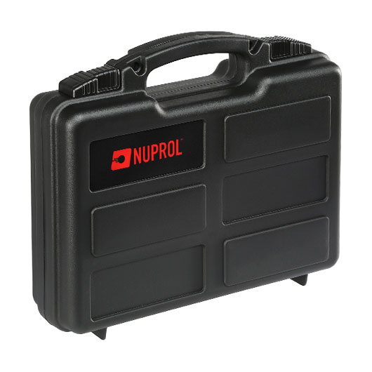 Nuprol Small Hard Case Pistolenkoffer 31 x 21 x 6,5 cm Waben-Schaumstoff schwarz Bild 1