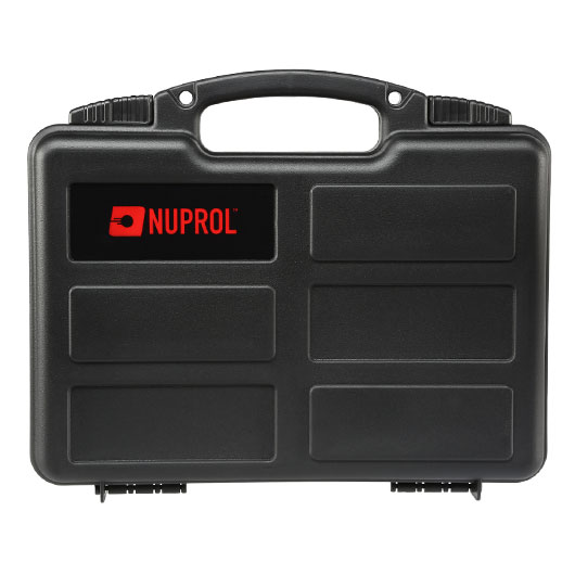 Nuprol Small Hard Case Pistolenkoffer 31 x 21 x 6,5 cm Waben-Schaumstoff schwarz Bild 2