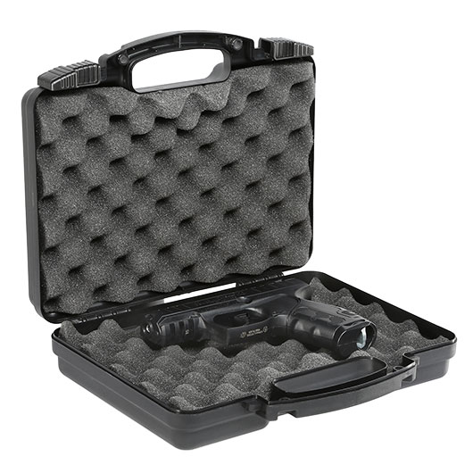 Nuprol Small Hard Case Pistolenkoffer 31 x 21 x 6,5 cm Waben-Schaumstoff schwarz Bild 3