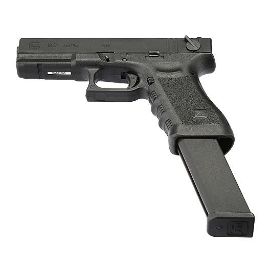 VFC Glock 18C Gen. 3 mit Metallschlitten GBB 6mm BB schwarz Bild 5