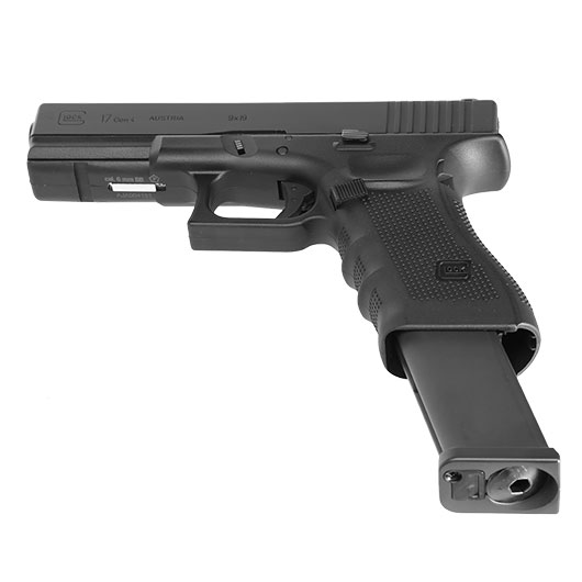 Glock 17 Gen. 4 mit Metallschlitten CO2 BlowBack 6mm BB schwarz Bild 5
