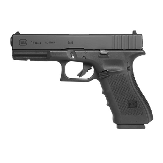 Glock 17 Gen. 4 mit Metallschlitten CO2 BlowBack 6mm BB schwarz Bild 6