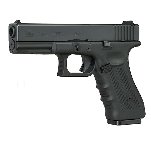 Glock 17 Gen. 4 Airsoft mit Metallschlitten CO2 BlowBack 6mm BB schwarz