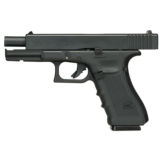 Glock 17 Gen. 4 Airsoft mit Metallschlitten CO2 BlowBack 6mm BB schwarz Bild 4