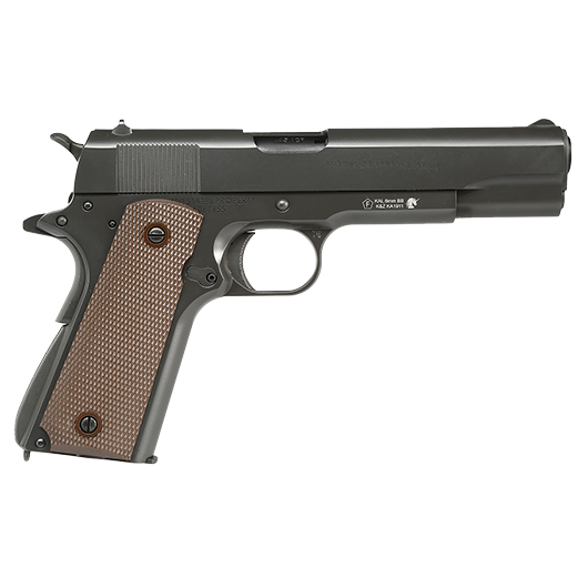 King Arms M1911-A1 Cal. 45 Vollmetall GBB 6mm BB Original-Grey Bild 3