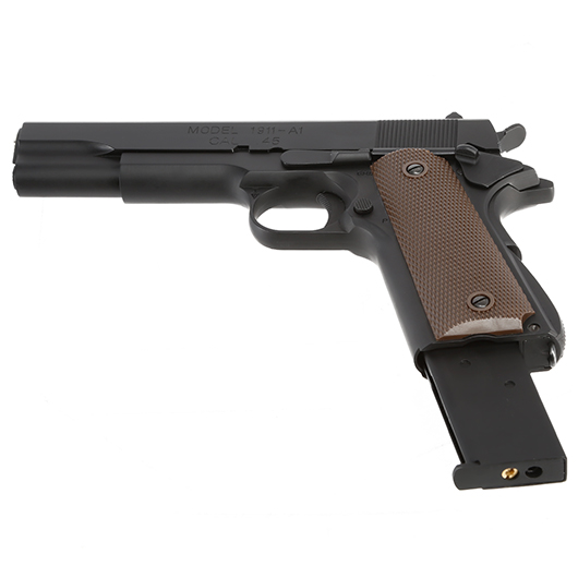 King Arms M1911-A1 Vollmetall GBB 6mm BB schwarz Bild 5