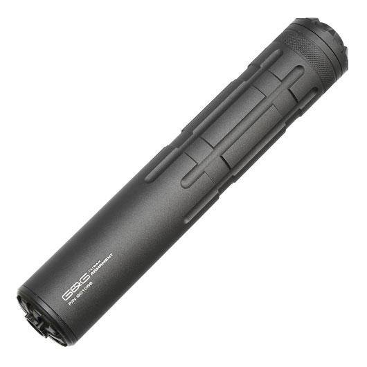 G&G GOMS MK5 Aluminium Tactical Silencer 210mm 14mm- schwarz