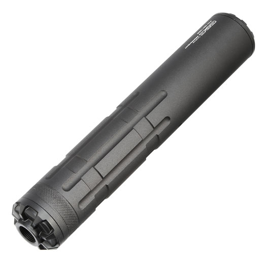 G&G GOMS MK5 Aluminium Tactical Silencer 210mm 14mm- schwarz Bild 1