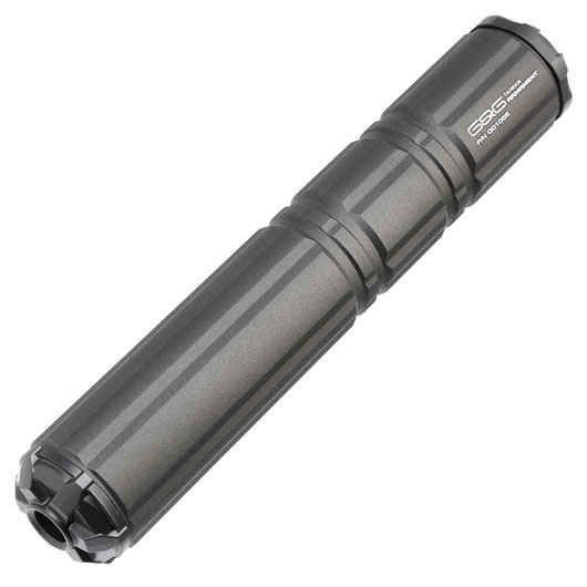 G&G GOMS MK3 Aluminium Tactical Silencer 210mm 14mm- schwarz