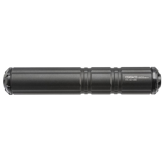 G&G GOMS MK3 Aluminium Tactical Silencer 210mm 14mm- schwarz Bild 2