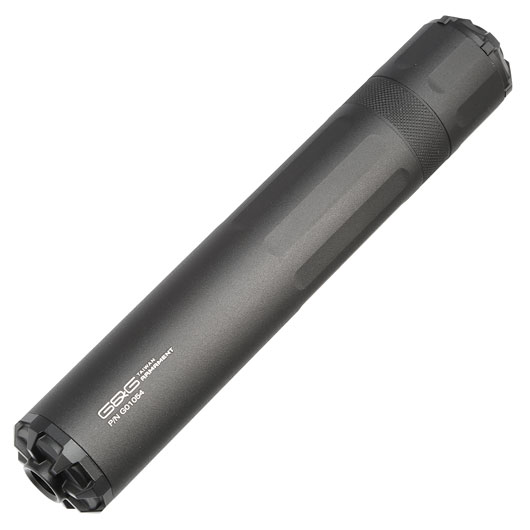 G&G GOMS MK1 Aluminium Tactical Silencer 210mm 14mm- schwarz