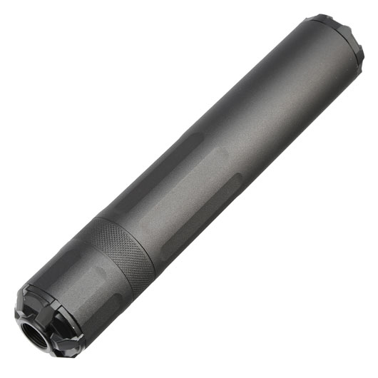 G&G GOMS MK1 Aluminium Tactical Silencer 210mm 14mm- schwarz Bild 1