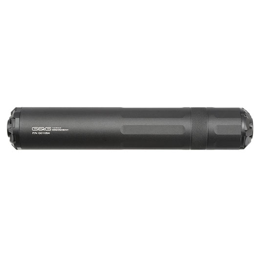 G&G GOMS MK1 Aluminium Tactical Silencer 210mm 14mm- schwarz Bild 2