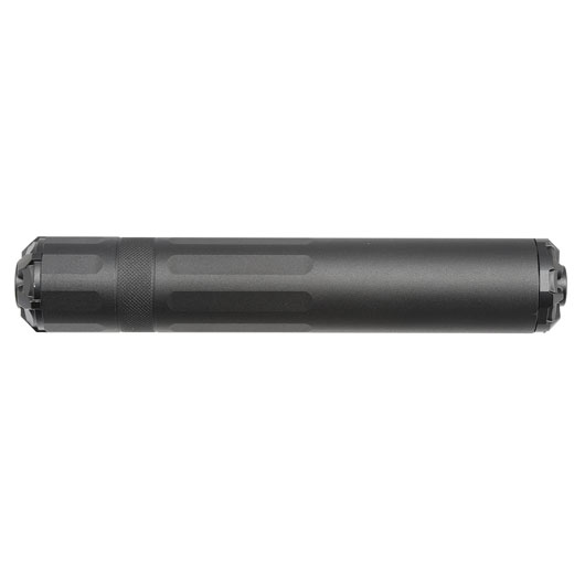 G&G GOMS MK1 Aluminium Tactical Silencer 210mm 14mm- schwarz Bild 3