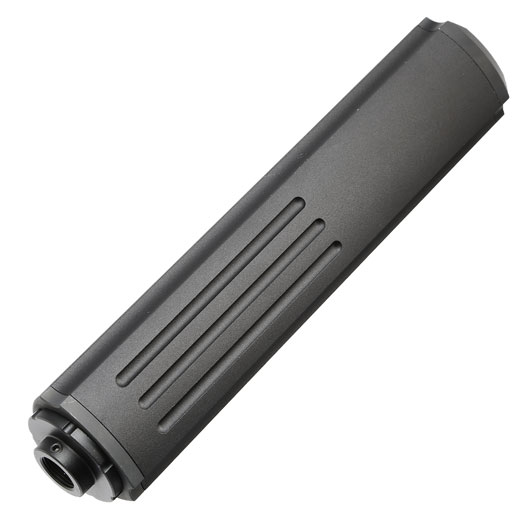 G&G GOMS MK7 Aluminium Tri-Tactical Silencer 215mm 14mm- schwarz Bild 1