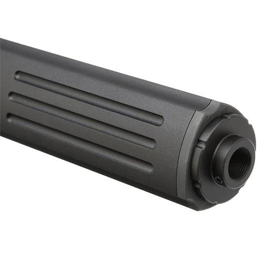 G&G GOMS MK7 Aluminium Tri-Tactical Silencer 215mm 14mm- schwarz Bild 5