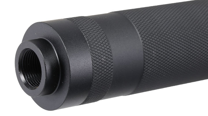 MET Aluminium Type-C Suppressor Silencer 195 x 31mm 14mm- schwarz Bild 5