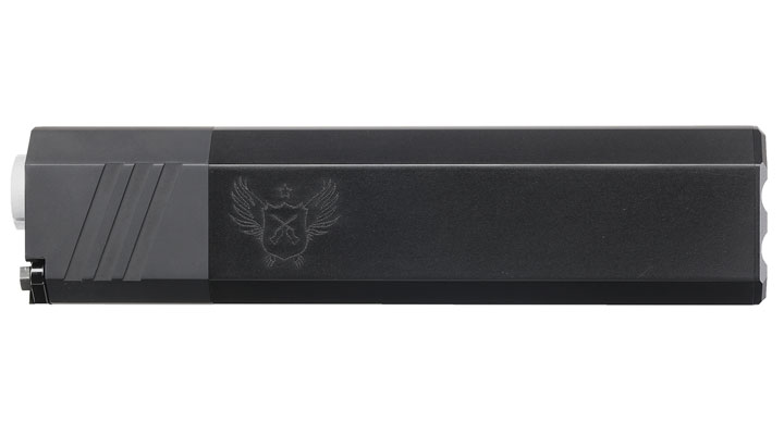 Big Dragon Airsoft OS 45-K Aluminium Mock Suppressor 14mm- schwarz Bild 3