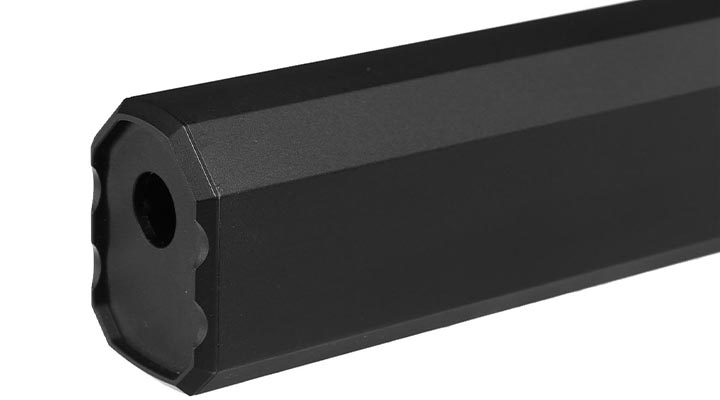 Big Dragon Airsoft OS 9mm Aluminium Mock Suppressor 14mm- schwarz Bild 6