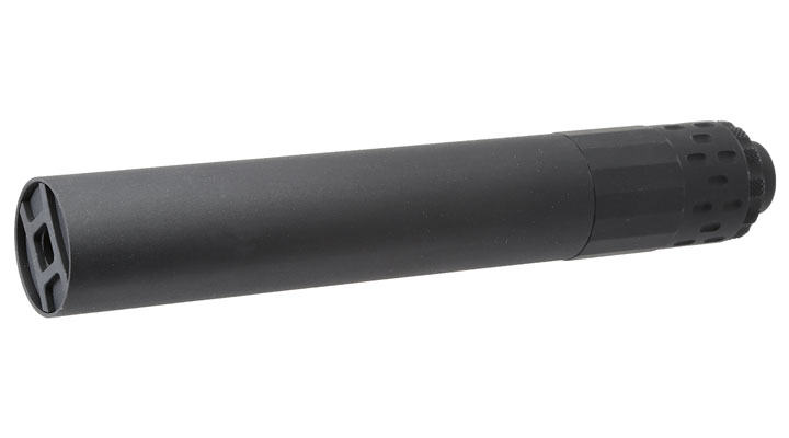 Acetech / EMG / Gemtech GM-9 Aluminium Silencer Tracer Unit inkl. Akku 14mm- schwarz
