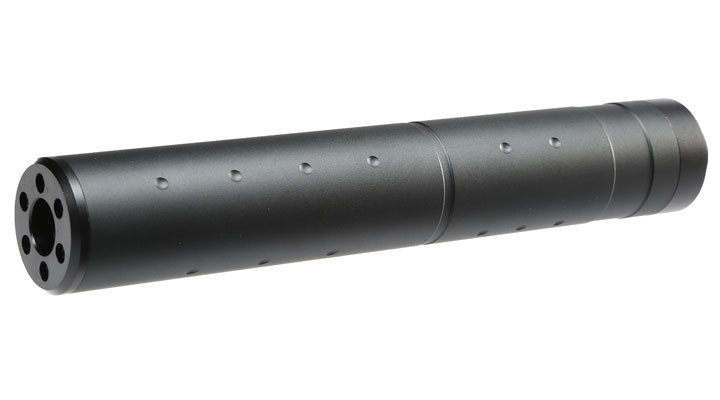 MET Aluminium Type-B Suppressor Silencer 195 x 31mm 14mm- schwarz