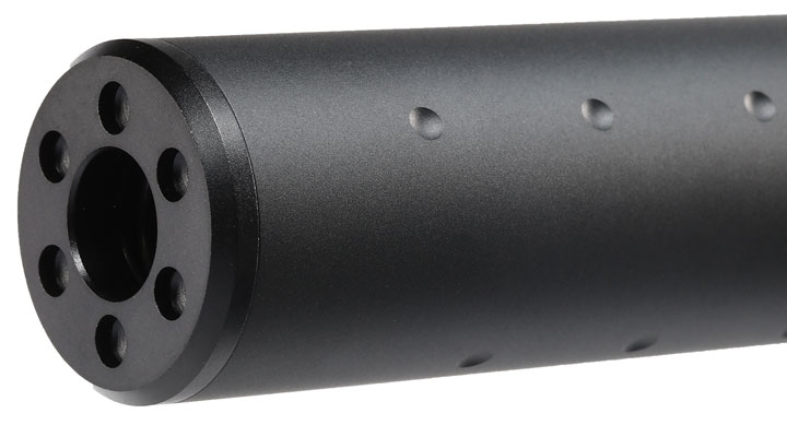 MET Aluminium Type-B Suppressor Silencer 195 x 31mm 14mm- schwarz Bild 4