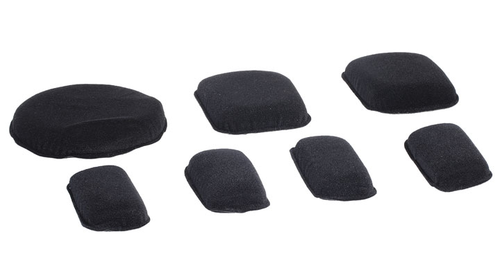 nHelmet Universal Helm Protective Pads Set schwarz