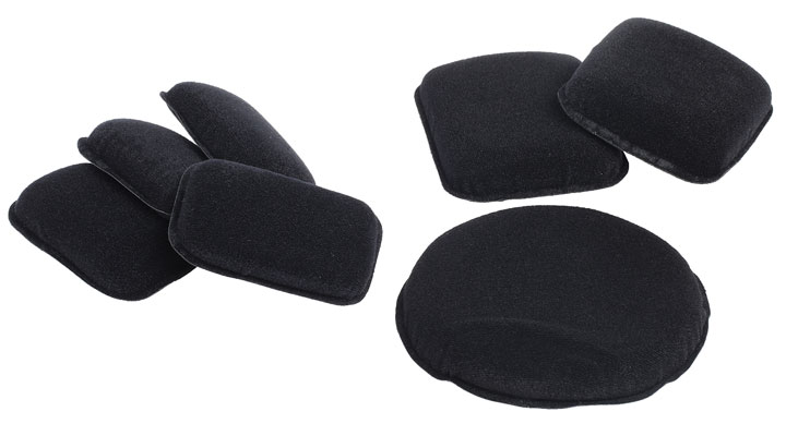 nHelmet Universal Helm Protective Pads Set schwarz Bild 1