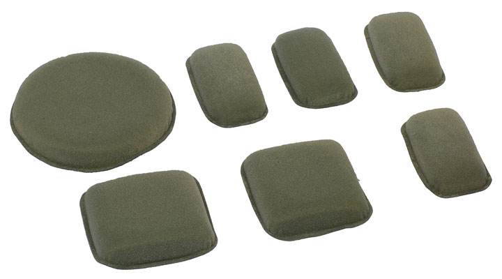 nHelmet Universal Helm Protective Pads Set Foliage Green