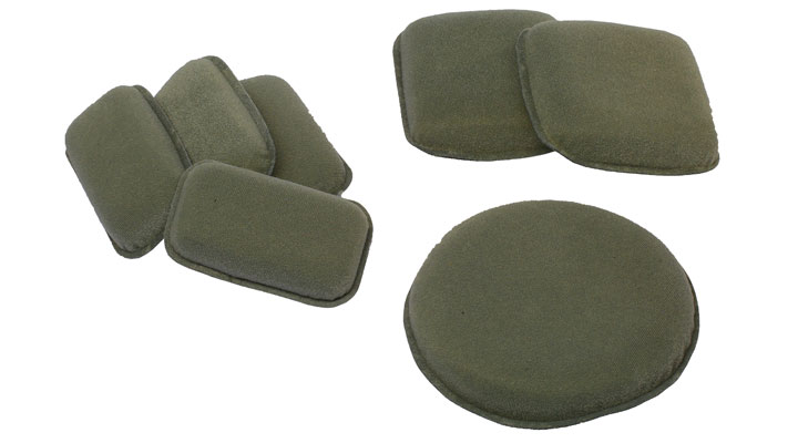 nHelmet Universal Helm Protective Pads Set Foliage Green Bild 2