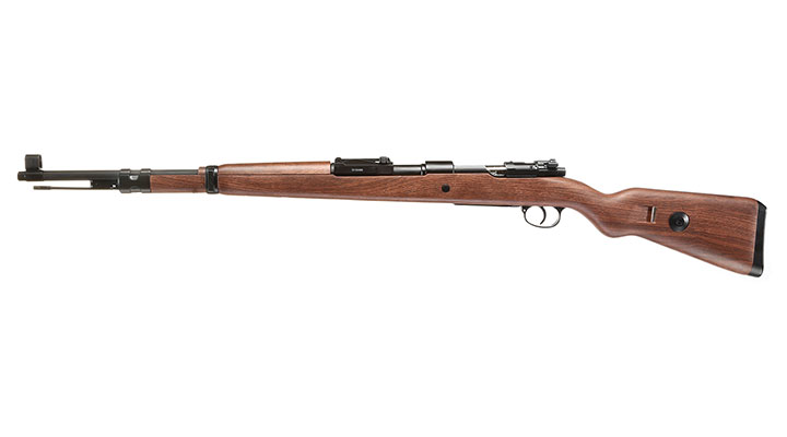 Double Bell Airsoft Karabiner 98K Bolt-Action Springer Gewehr mit Hlsenauswurf 6mm BB Holzoptik Bild 1