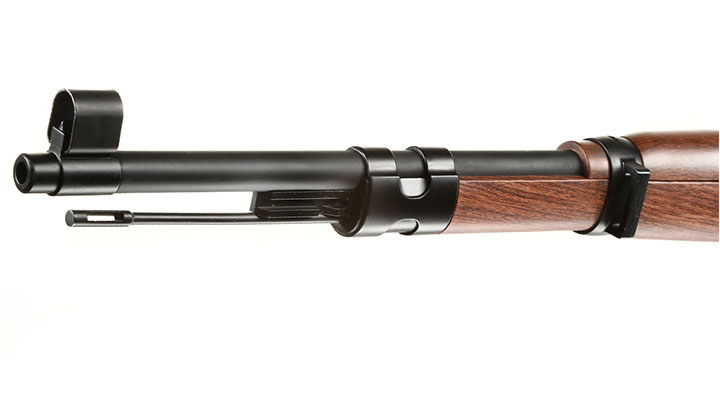 Versandrcklufer Double Bell Karabiner 98K Bolt-Action Springer Gewehr mit Hlsenauswurf 6mm BB Holzoptik Bild 6
