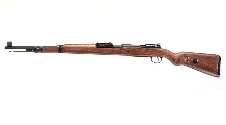 Double Bell Airsoft Karabiner 98K Gas Bolt-Action Gewehr mit Hlsenauswurf 6mm BB Holzoptik Bild 1