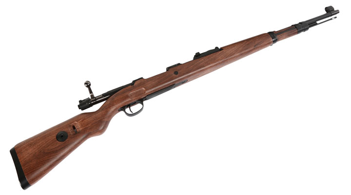 Double Bell Airsoft Karabiner 98K Gas Bolt-Action Gewehr mit Hlsenauswurf 6mm BB Holzoptik Bild 4