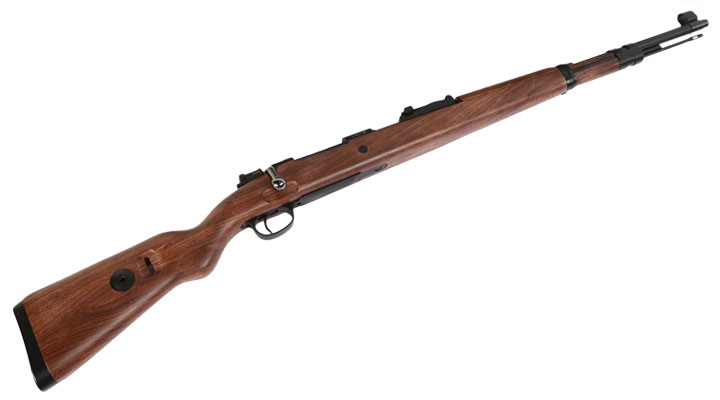 Double Bell Airsoft Karabiner 98K Gas Bolt-Action Gewehr mit Hlsenauswurf 6mm BB Holzoptik Bild 5