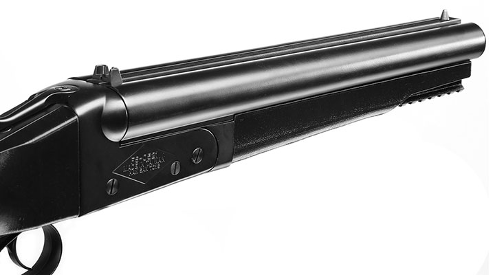 Haw San FS-0521 Tactical Double Barrel Vollmetall Gas Shotgun 6mm BB schwarz Bild 9