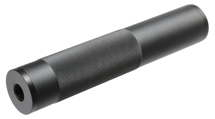 MET Aluminium Nato 5.56 Style Suppressor Silencer 189 x 36mm 14mm+ / 14mm- schwarz Bild 1