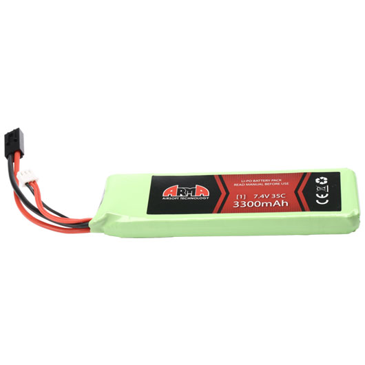 Arma Tech LiPo Akku 7,4V 3300mAh 35C Slim Large-Type Bild 2