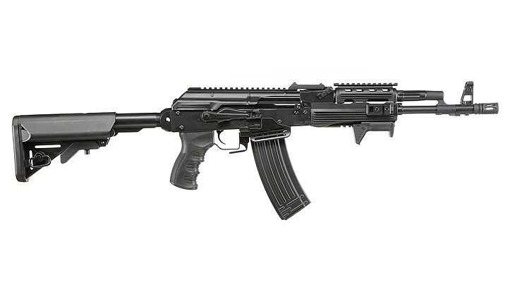 APS AK-74 PMC Tactical Vollmetall BlowBack S-AEG 6mm BB schwarz Bild 2
