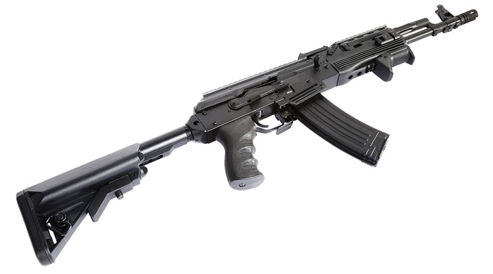 APS AK-74 PMC Tactical Vollmetall BlowBack S-AEG 6mm BB schwarz Bild 5