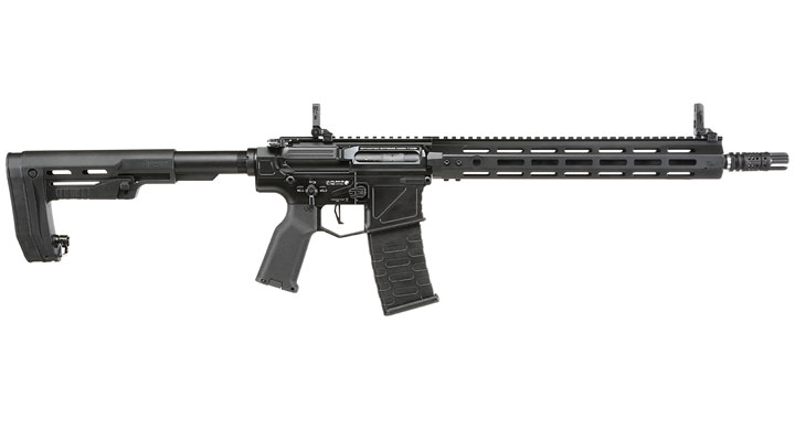 APS Phantom Extremis Rifle MK8 eSilver Edge SDU-MosFet 2.0 Vollmetall S-AEG 6mm BB schwarz Bild 2