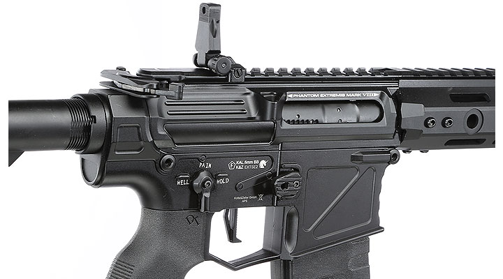APS Phantom Extremis Rifle MK8 eSilver Edge SDU-MosFet 2.0 Vollmetall S-AEG 6mm BB schwarz Bild 8