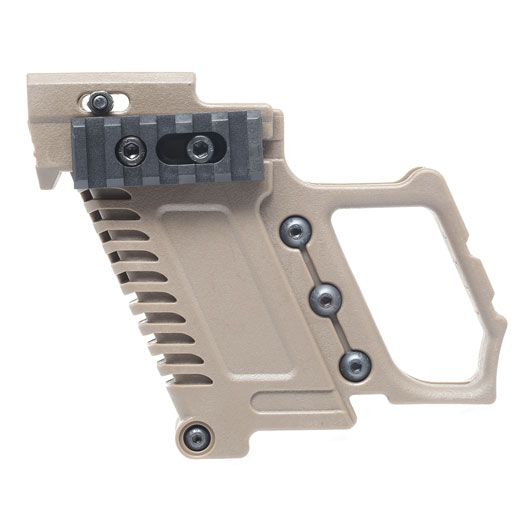 Nuprol Pistol Carbine Kit fr G17 / G18 / G22 / G34 GBB Pistolen tan Bild 2