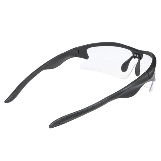 Modify Tactical Shooting Airsoft Schutzbrille inkl. Etui schwarz / transparent Bild 2