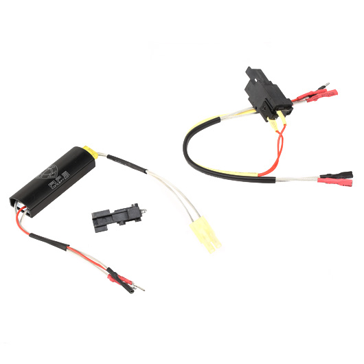 APS Electronic MosFet Unit Set m. Kabelsatz f. V3 Gearbox - Kabel vorne Bild 1