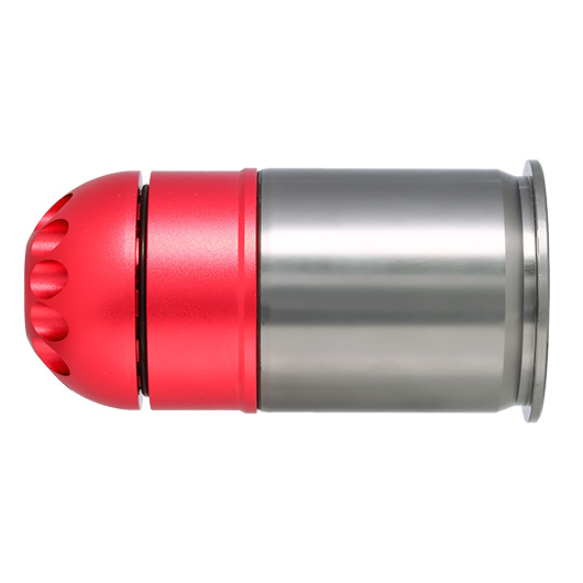 Nuprol 40mm Vollmetall Hlse / Einlegepatrone f. 72 6mm BBs rot Bild 1