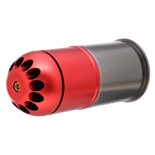 Nuprol 40mm Vollmetall Hlse / Einlegepatrone f. 96 6mm BBs rot