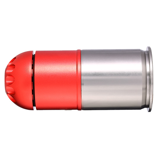Nuprol 40mm Vollmetall Hlse / Einlegepatrone f. 96 6mm BBs rot Bild 1