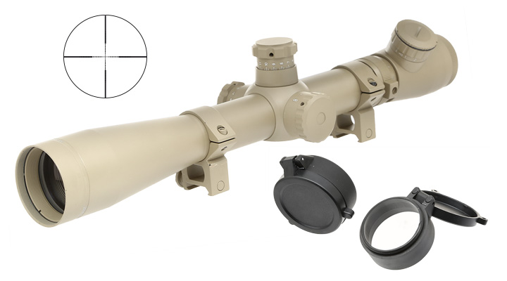 Aim-O 3.5-10x40 E-SF Scope beleuchted tan AO 5305-DE